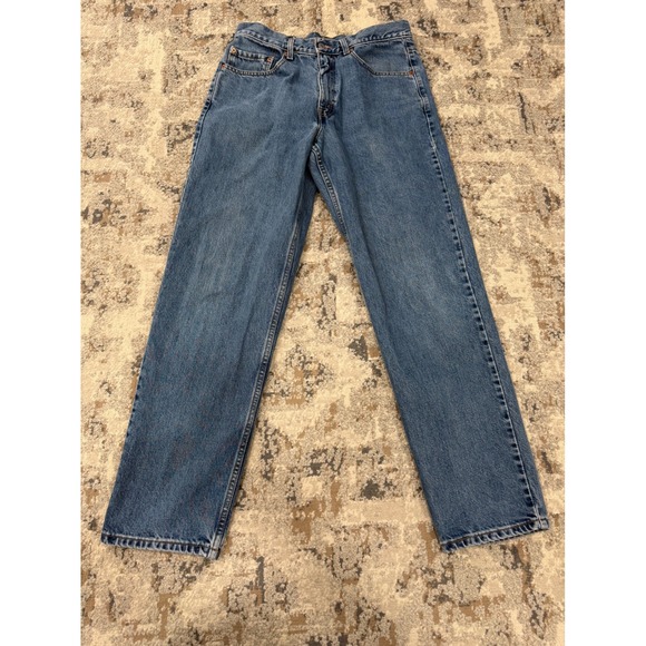 Levi's Other - Levis 550 Relaxed Fit Mens Jeans 34x32 Medium Wash Blue Denim 00550-4891 Vintage